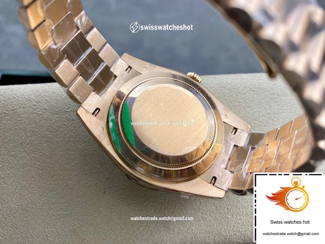 Rolex Day Date 228235 40mm EW Factory Green Dial 8