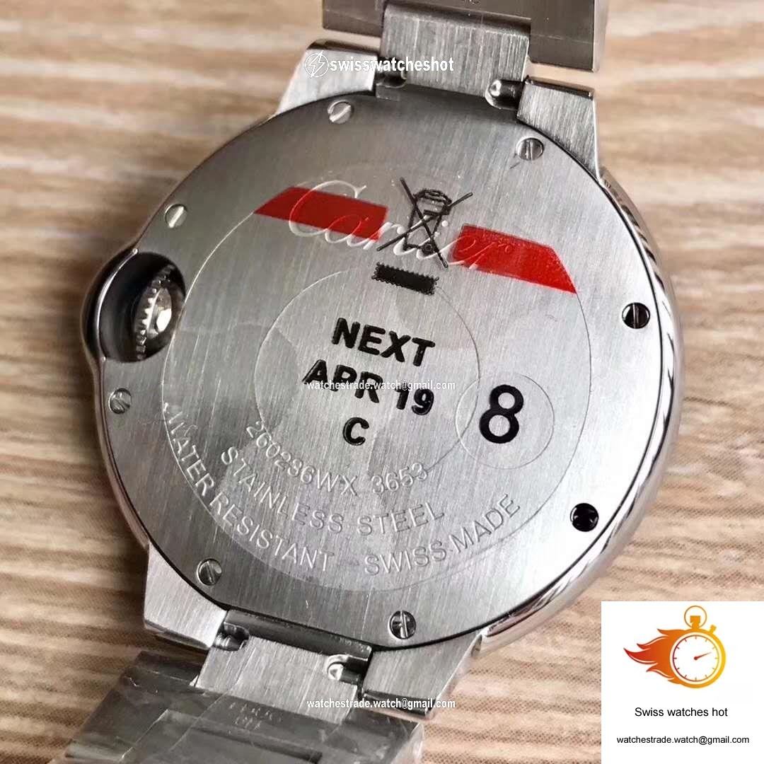 Ballon Bleu De Cartier W6920084 33MM V6 Factory Silver Dial 8