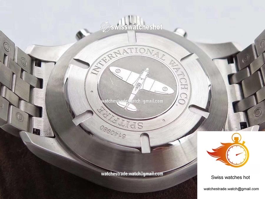 IWC Pilot Spitfire Chronograph IW387804 ZF Factory Anthracite Dial 8