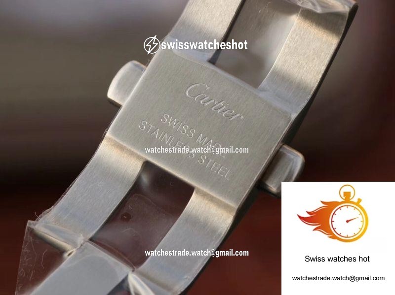 Cartier Ballon Bleu Chronograph W6920076 ZF Factory Silver Dial 8