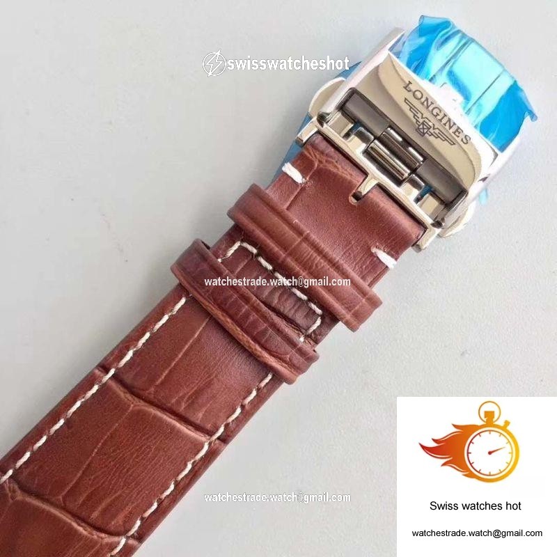 Longines Master Collection Moonphase Chronograph L2.673.4.78.3 JF Factory White Dial 8