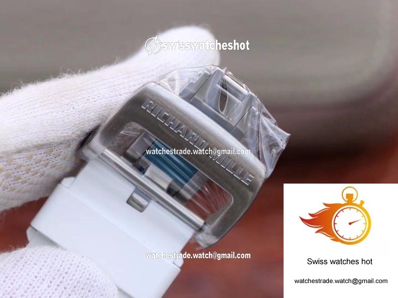 Richard Mille RM055 White Ceramic Skeleton Dial KV Factory V2 8