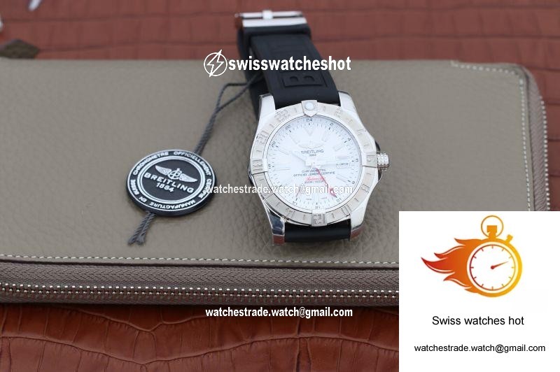 Breitling Avenger II GMT A3239011/G778/153S GF Factory White Dial 8