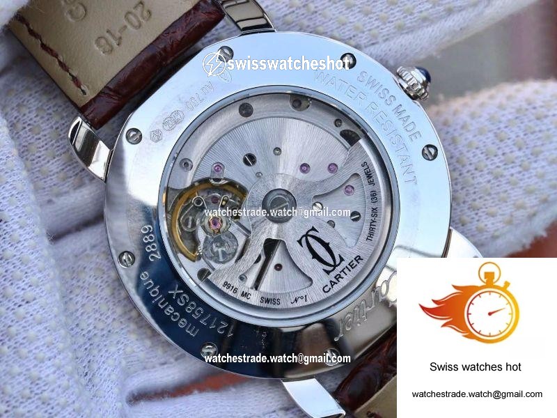 Cartier Ronde Louis 40MM TW Factory White Dial 8