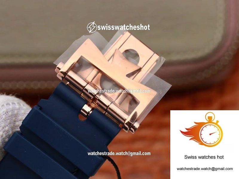 Vacheron Constantin Overseas 44mm TWA Factory 18K Rose Gold Blue Dial 8