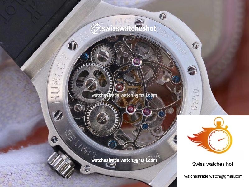 Hublot Big Bang Hollow Tourbillon Stainless Steel Case Skeleton Dial 8