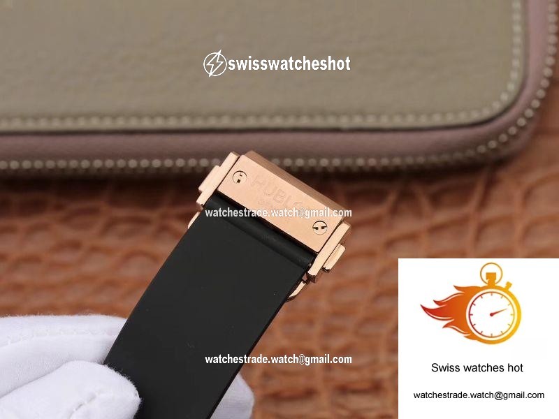 Hublot Classic Fusion Rose Gold Tourbillon White Enamel Dial 8