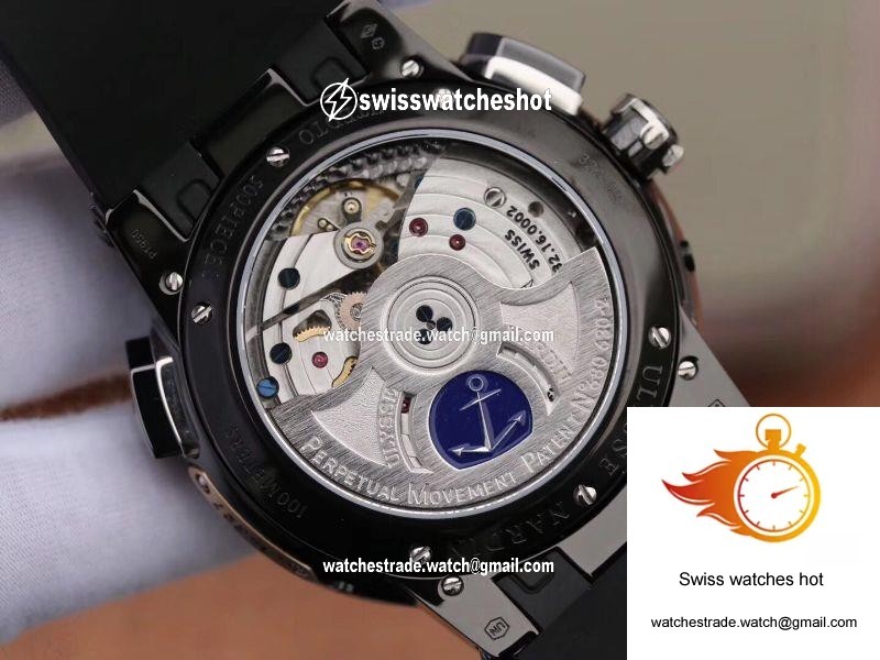 Ulysse Nardin El Toro 322-00-3 All Working GMT Calendar Grey Dial 8