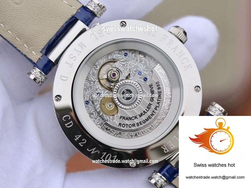 Franck Muller Double Mystery DM42D2RCD GS Factory White Gold Diamond Dial 8