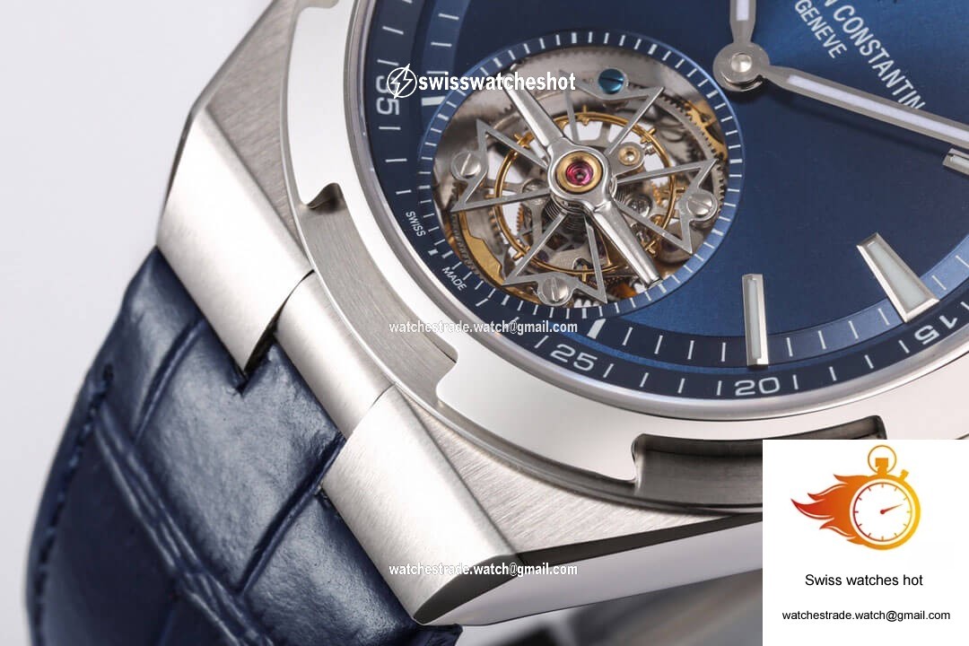 Vacheron Constantin Overseas Tourbillon 6000V/110A-B544 BBR Factory Blue Strap 8