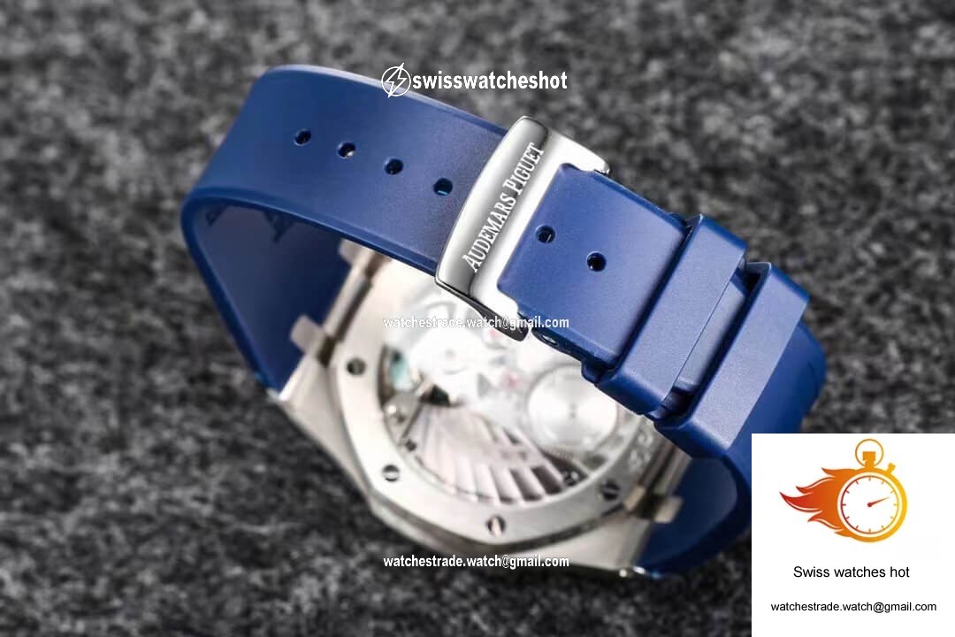 Audemars Piguet Royal Oak Tourbillon R8 Factory V3 Blue Strap 8