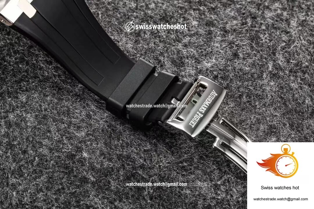 Audemars Piguet Royal Oak Tourbillon R8 Factory V3 Purple Dial Rubber Strap 8
