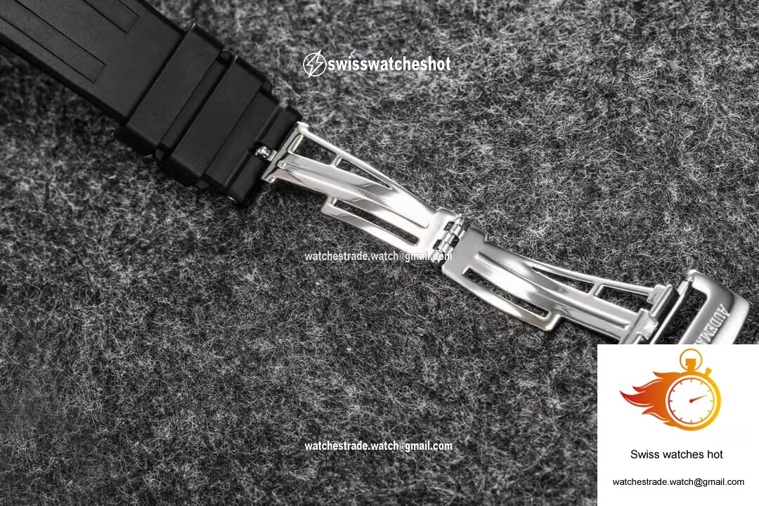 Audemars Piguet Royal Oak Tourbillon R8 Factory V3 Black Rubber Strap 8
