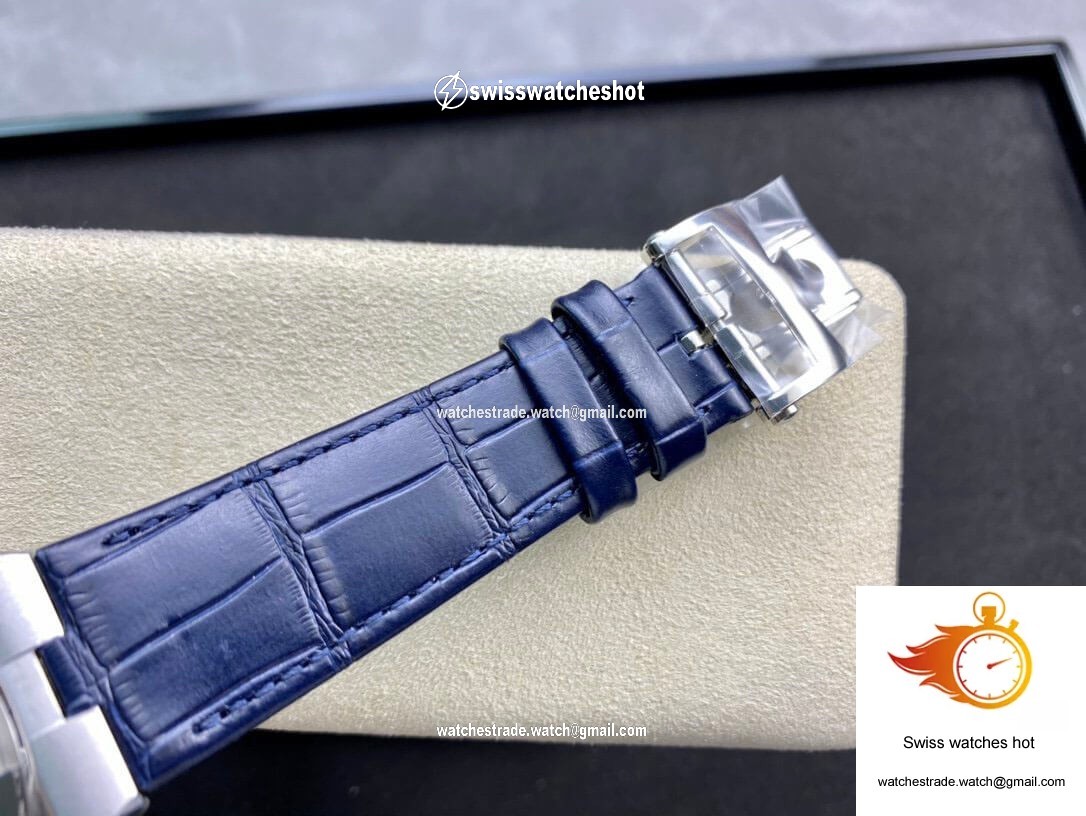 Vacheron Constantin Overseas 4500V 8F Factory Blue Leather Strap 8