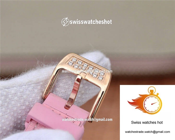Franck Muller Vanguard Ladies ABF Factory Rose Gold Diamond-set Dial 8
