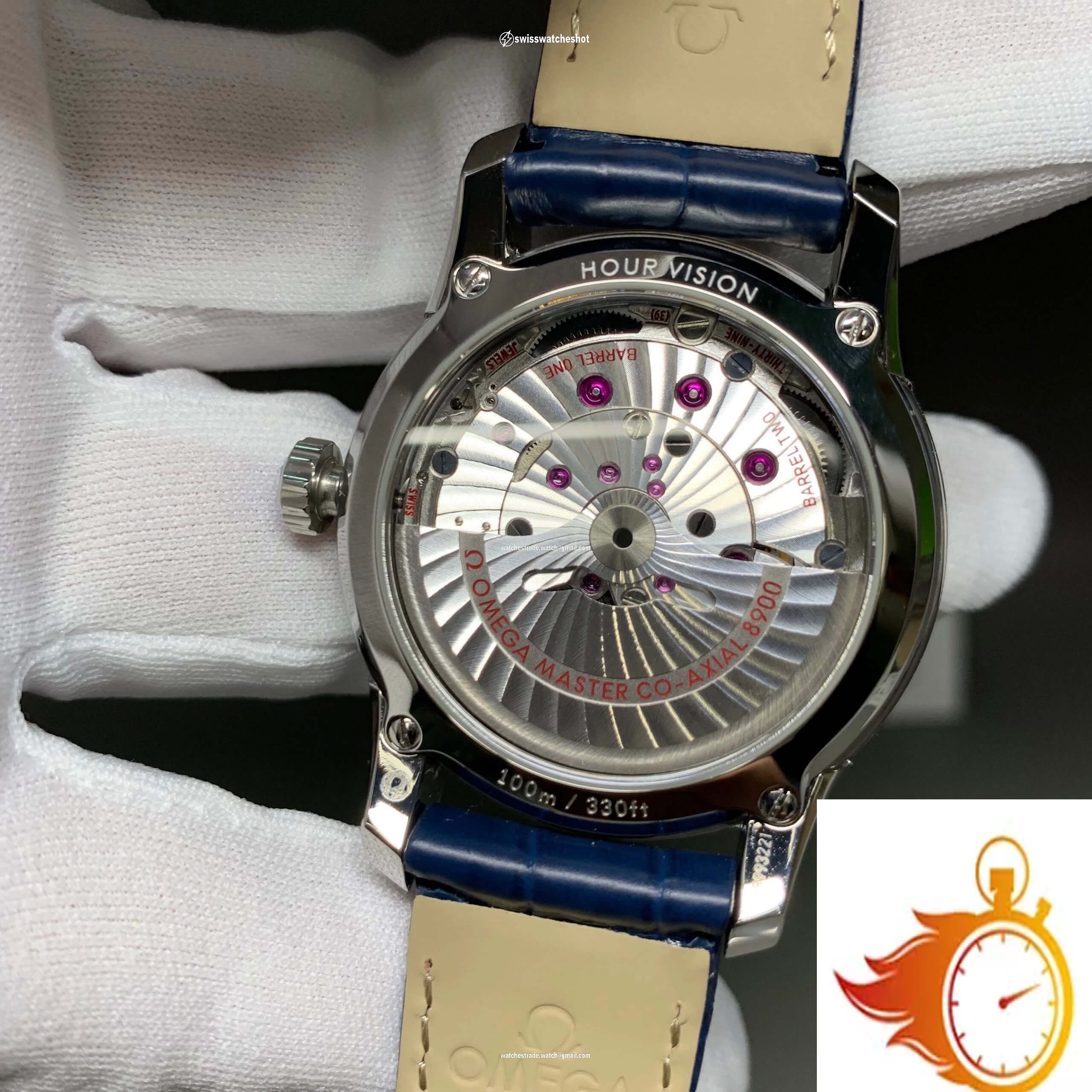 Omega De Ville 433.33.41.21.03.001 VS Factory Blue Dial 8