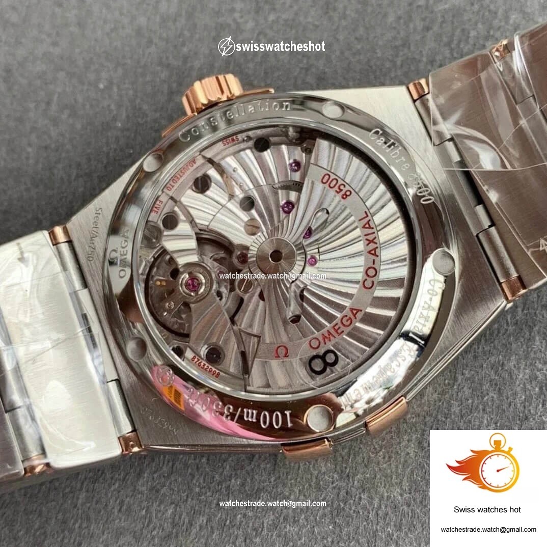 Omega Constellation 123.20.38.21.03.001 VS Factory Rose Gold 8