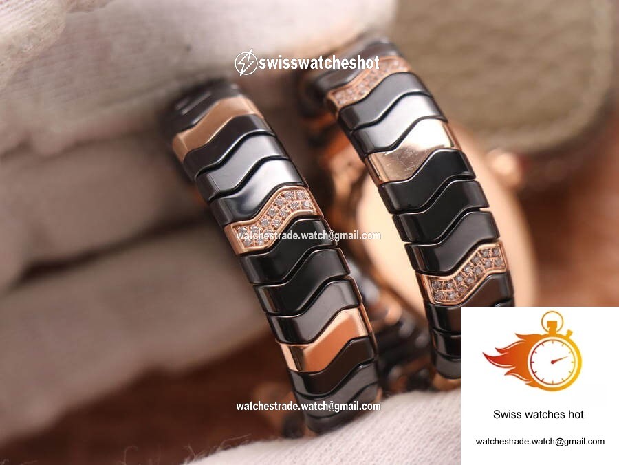 Bvlgari Serpenti BV Factory Rose Gold Diamonds 8