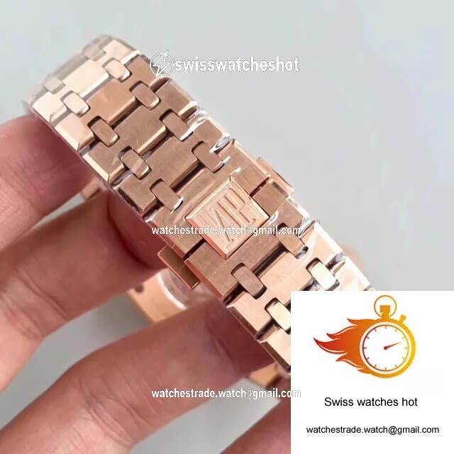 Audemars Piguet Royal Oak 15400OR.OO.1220OR.03 JF Factory Rose Gold Blue Dial 8