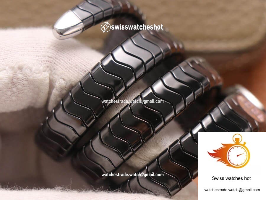 Bvlgari Serpenti BV Factory Black Ceramic Dial 8