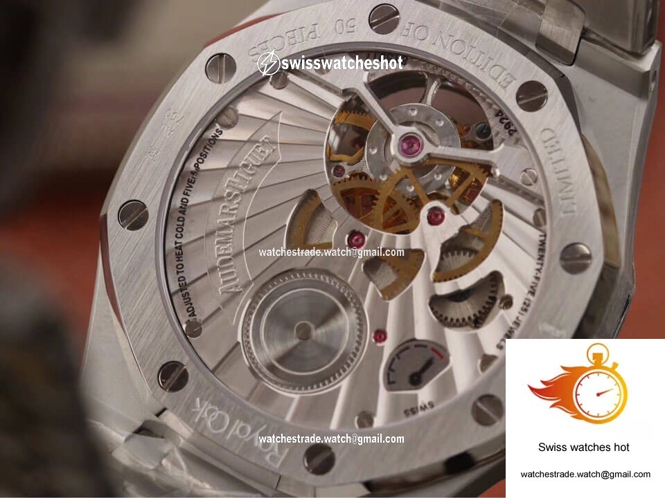 Audemars Piguet Royal Oak Tourbillon 26522TI.OO.1220TI.01 JF Factory Smoky Blue Dial 8