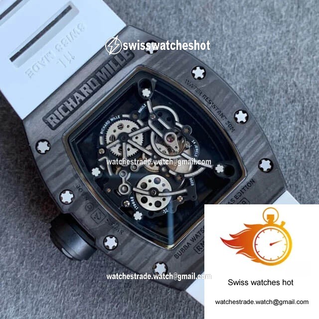 Richard Mille RM055 KV Factory V2 Carbon Fiber Skeleton Dial 8