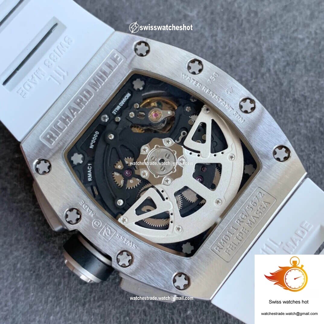 Richard Mille RM11 KV Factory Titanium Skeleton Dial 8