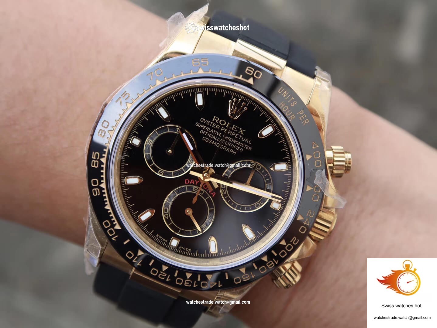 Rolex Daytona Cosmograph M116518ln-0043 JH Factory Black Dial 8