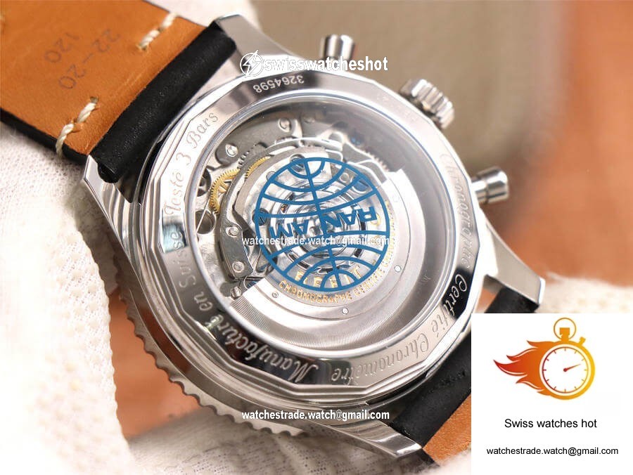 Breitling Navitimer 1 B01 Chronograph 43 Pan Am Edition AB01212B1C1A1 V9 Factory Blue Dial 8