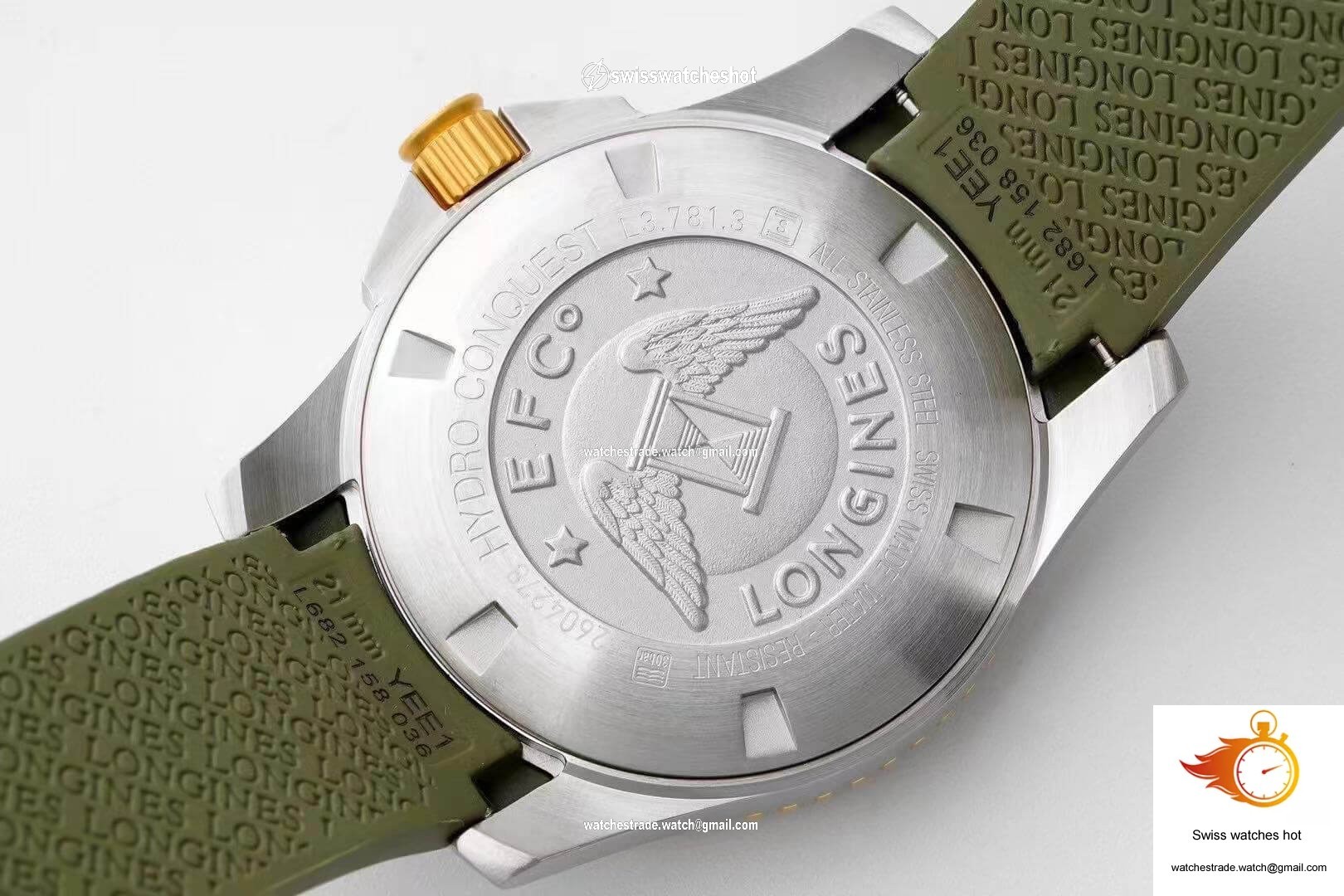 Longines Concas L3.781.3.06.9 ZF Factory Green Dial 8