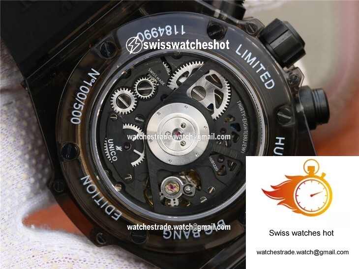 Hublot Big Bang 411.JX.4802.RT Black Case Black Strap 8