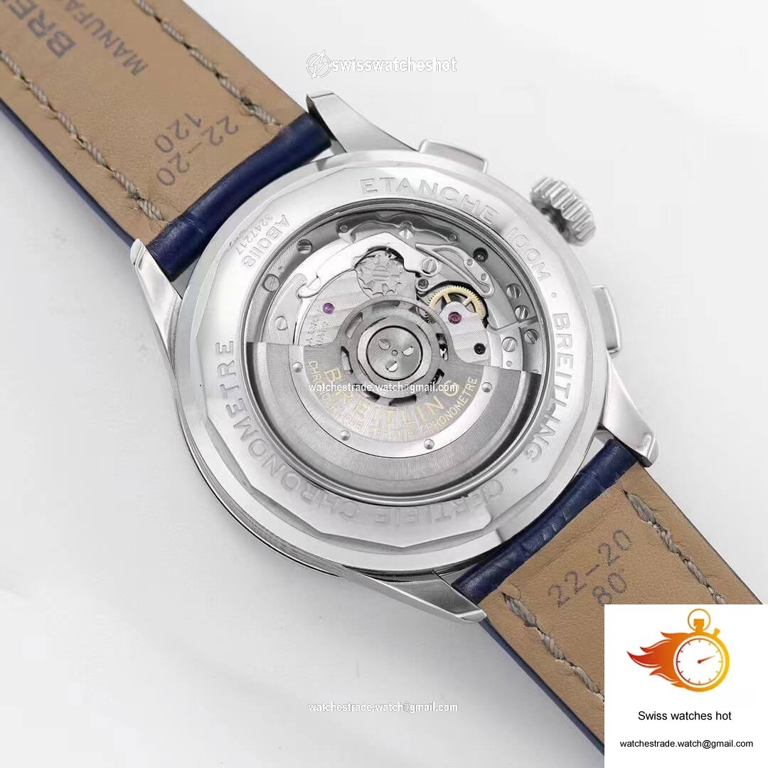Breitling Premier B01 Chronograph AB0118221C1A1 GF Factory V2 Blue Dial 8