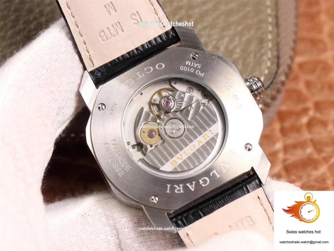 Bvlgari Octo 102429 BV Factory Light Blue Dial 8