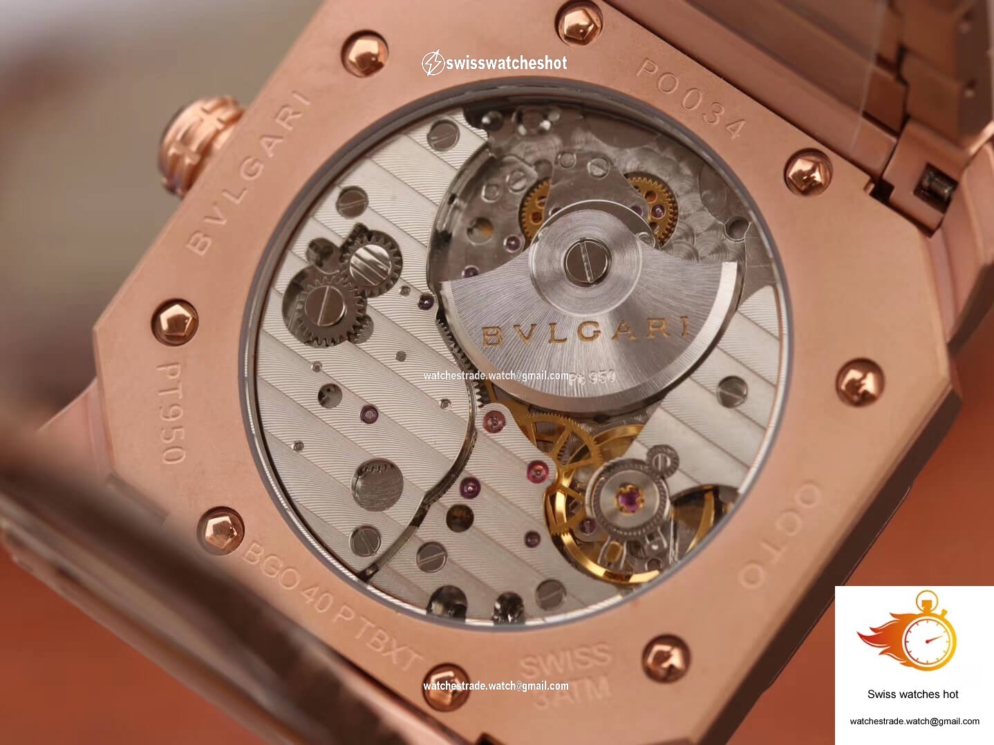 Bvlgari Octo Finissimo 102912 BV Factory Rose Gold Dial 8