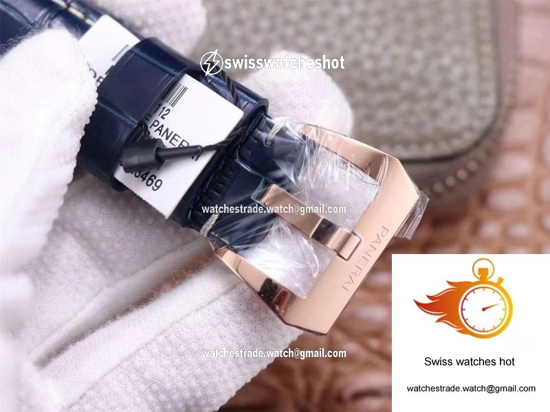 Panerai Luminor Marina Goldtech PAM01112 VS Factory Blue Dial 8