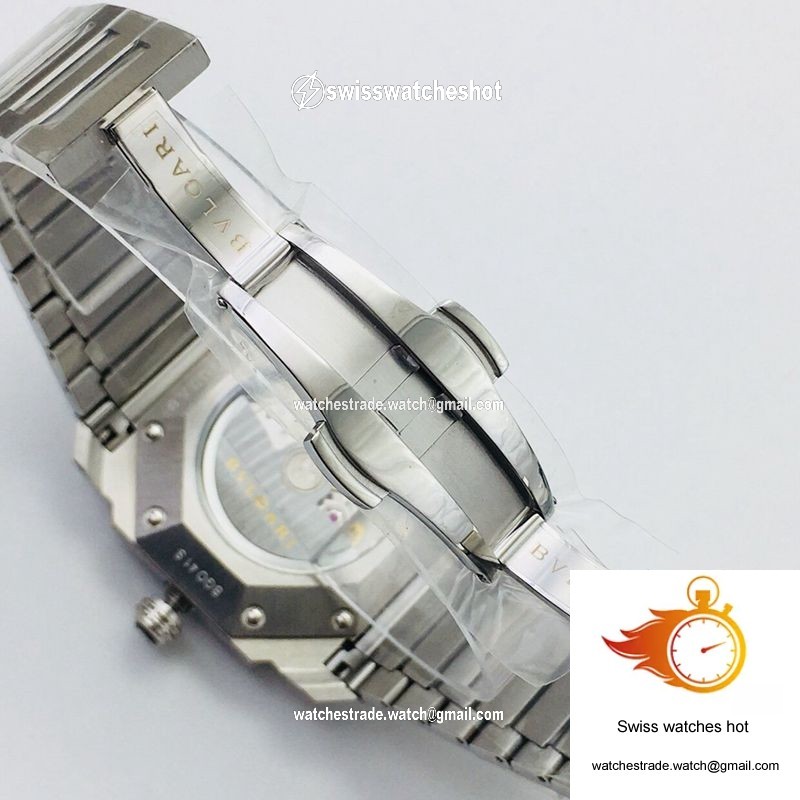 Bvlgari Octo 102105 BGO38C3SSD BV Factory Blue Dial 8