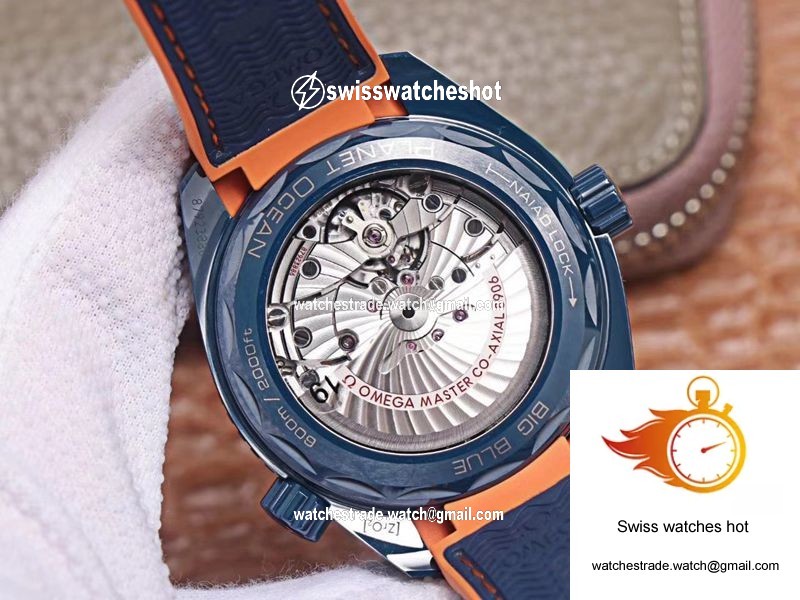 Omega Seamaster 215.92.46.22.03.001 GMT VS Factory Blue Ceramic 8