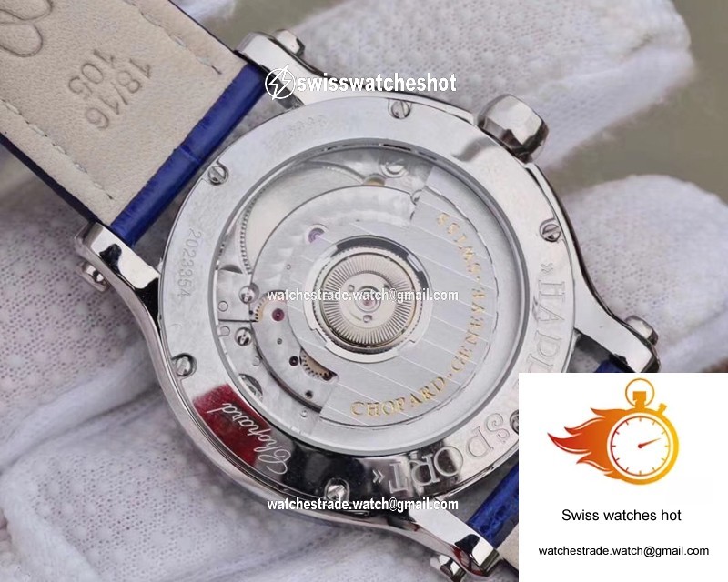 Chopard Happy Diamonds Happy Love 278559-3020 YF Factory Blue Mother Pearl Dial 8
