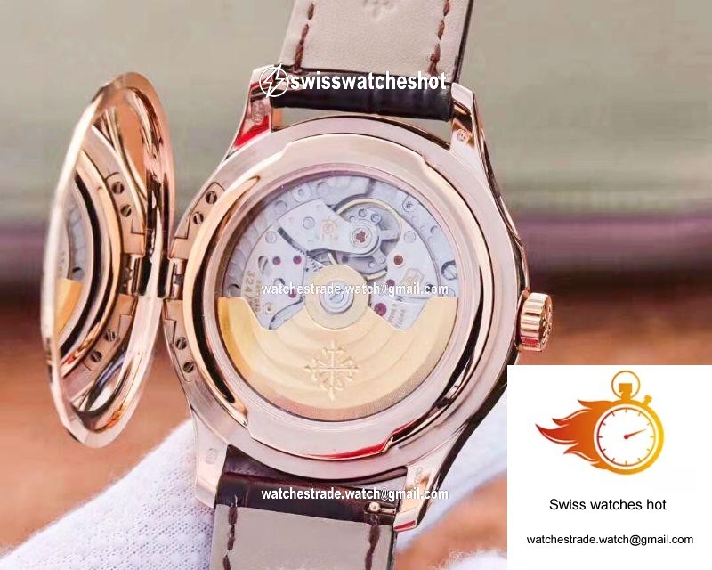 ZF Factory Patek Philippe Calatrava Rose Gold 5227R-001 Flip Back Version 8