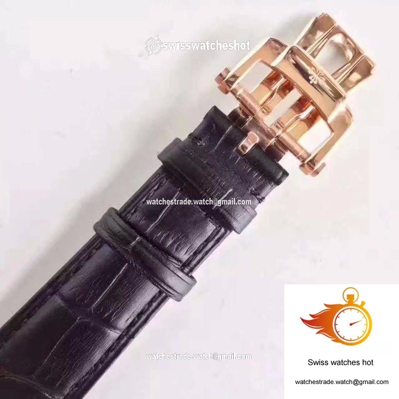 Patek Philippe Moonphase Tourbillon 18K Rose Gold Dial 8
