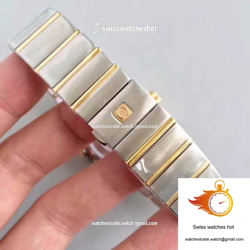 Omega Constellation 123.55.38.21.58.001 38MM 3S Factory Gold Dial 8