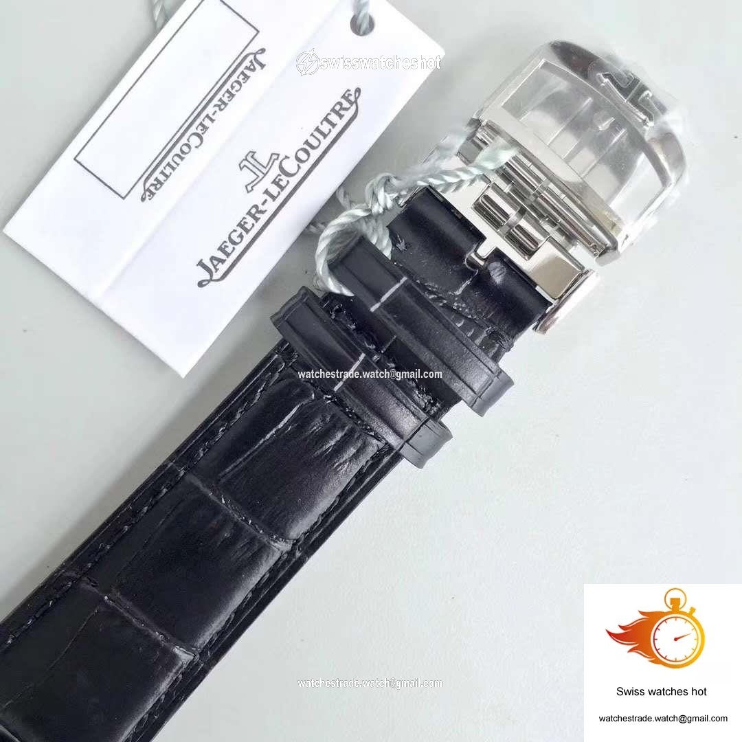 Jaeger-LeCoultre Master Ultra Thin Moon 1368470 ZF Factory Black Dial 8