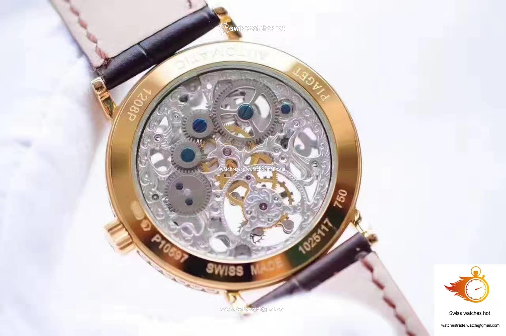Piaget Tourbillon V6 Factory Carved Skeleton Dial 8