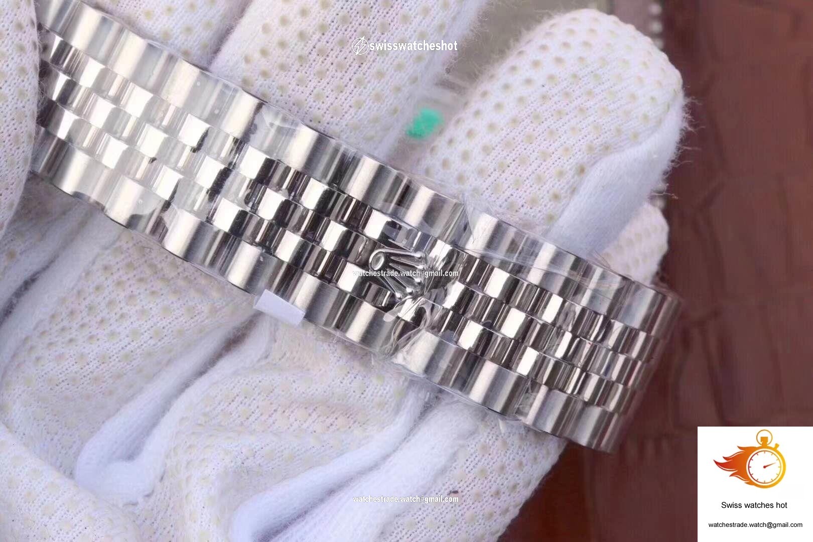 Rolex Datejust 116234 36mm AR Factory Black Dial Rome Time Scale 8