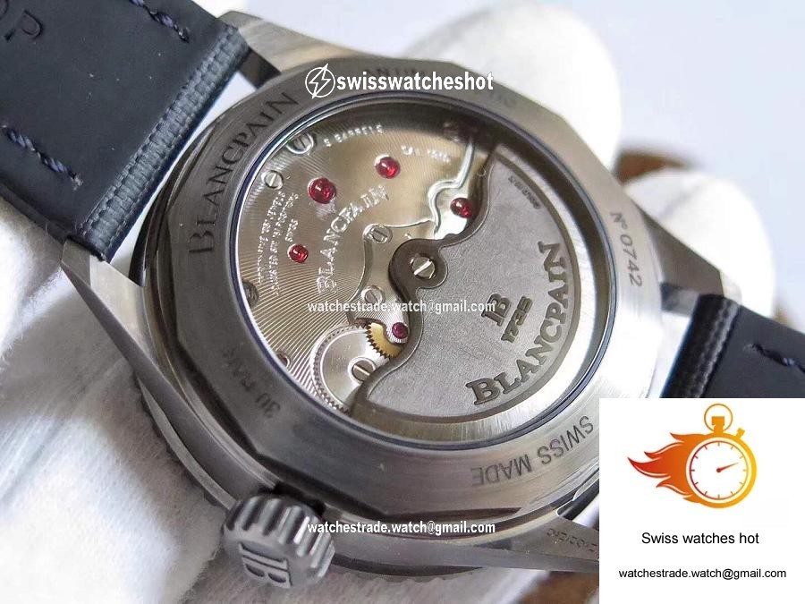 Blancpain Fifty Fathoms Bathyscaphe 5000-0240-O52A ZF Factory Blue Dial 8