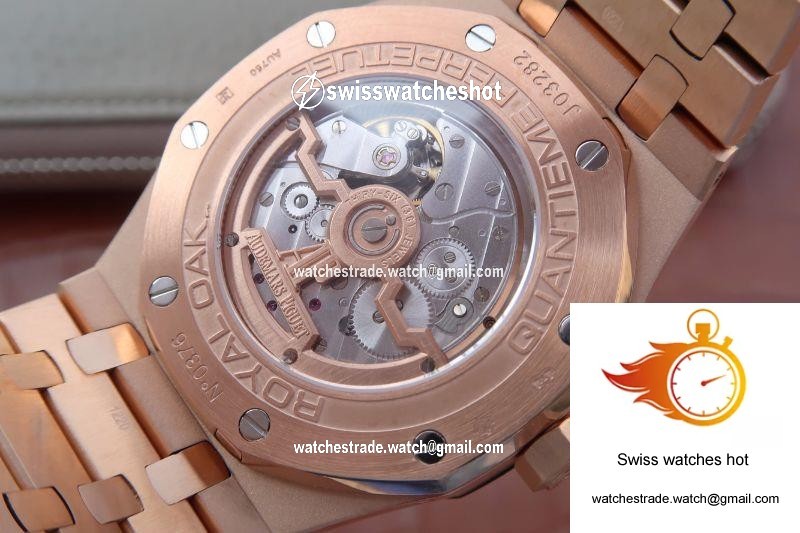 Audemars Piguet Royal Oak Perpetual Calendar 26574OR.OO.1220OR.02 JF Factory Blue Dial 8