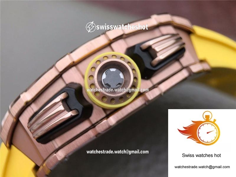 Richard Mille RM11-03 KV Factory Rose Gold Skeleton Dial 8