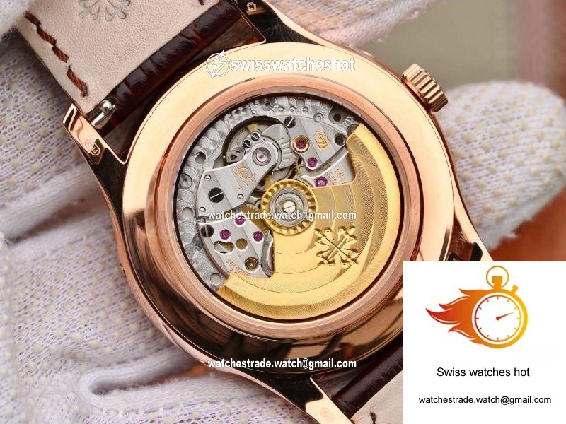 Patek Philippe Annual Calendar 5205G-001 KM Factory Black Dial 8