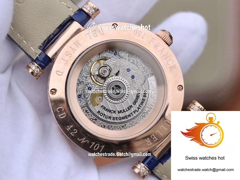 Franck Muller Double Mystery D 3R CD 42 Rose Gold Diamond Dial 8