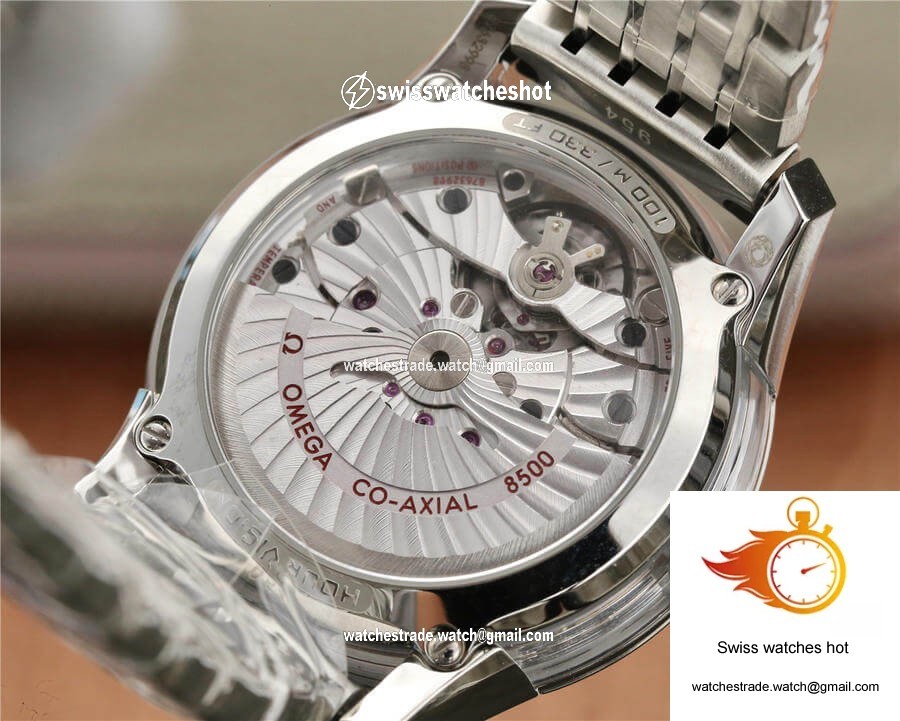 Omega De Ville 431.30.41.21.02.001 VS Factory Silver Dial Stainless Steel Strap 8